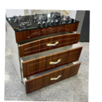 اجاق گاز طرح فر MDF تکنو مدل M3 صفحه شیشه ای